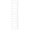 vidaXL Wieszak na ręczniki biały 24x12x96 cm stalowy Podgląd zdjęcia produktu 1