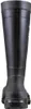 A full view of a black rubber boot. Produktbild-Vorschau