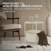 ML-Design Beistelltisch rund mit Stoffkorb & abnehmbarer Produktbild-Vorschau 4