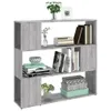 CLORIS Bücherregal/Raumteiler Grau Sonoma 100x24x94 cm, Produktbild-Vorschau 4