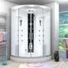 Dusche Duschkabine D26-TH-EC-EA Duschtempel Sauna 130x130 Produktbild-Vorschau 2