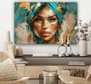 MuchoWow® - Leinwandbilder - Frau - Porträt - Gold - Luxus Produktbild-Vorschau 7