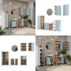Badmöbel-Set Vicco Karen Sonoma/Blau 6 Teile, Model 52057 Produktbild-Vorschau 7