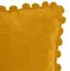 Cuscino con pompon 40cm x 40cm giallo Anteprima dell’immagine prodotto 7
