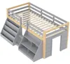 Halfhoogslaper 90x200 cm met LED-verlichting, open Productafbeelding-voorbeeld 10