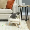 PawHut Hundebett, Hundesofa mit Kissen, Erhöhtes Produktbild-Vorschau 2