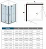 100X100cm Scharniertür Eckeinstieg NANO-GLAS Duschkabine Produktbild-Vorschau 7