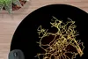 MuchoWow® Mauspad Mousepad Karte - Stuttgart - Karte - Gold Produktbild-Vorschau 2