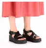 Rieker Damen Keilsandalette mit Plateau und gekreuzten Produktbild-Vorschau 14