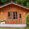 relaxdays Hohes Kaminholzregal mit Rückwand Produktbild-Vorschau 3