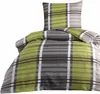 Bettwäsche 135x200 Seersucker Mikrofaser Bettbezug Grün Produktbild-Vorschau 3
