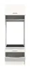 A white washing machine cabinet shown from the front. Produktbild-Vorschau