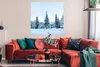 MuchoWow® Poster Winter - Schnee - Bäume 100x100 cm - Produktbild-Vorschau 2