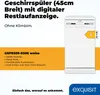 Exquisit Geschirrspüler GSP9309-030E weiss | Spülmaschine Produktbild-Vorschau 2