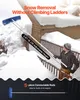 A person is using a snow removal tool on a snowy roof. Podgląd zdjęcia produktu