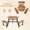 Set tavolo da picnic COSTWAY per 6 persone, tavolo da Anteprima dell’immagine prodotto 3