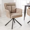 riess-ambiente Drehbarer Stuhl BIG GEORGE beige Produktbild-Vorschau 1