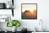 MuchoWow® Gerahmtes Poster Pferde - Sonne - Tiere 40x40 cm Produktbild-Vorschau 3