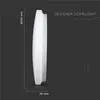 V-TAC 217607 Ceiling light LED (monochrome) EEC: F (A - G) Voir les images du produit 6