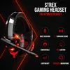 Strex Cuffie da Gioco con Microfono Rosse - PC + PS4 + PS5 Anteprima dell’immagine prodotto 2