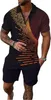 ASKSA Herren Sommer Trainingsanzug Polo Hemd Set Kurzarm Produktbild-Vorschau 1