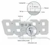 Große digitale 3D-LED-Wanduhr Produktbild-Vorschau 2