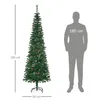 HOMCOM Künstlicher Weihnachtsbaum, 195 cm Christbaum mit Produktbild-Vorschau 3