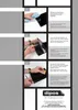 Instructions for applying a screen protector. Produktbild-Vorschau