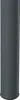 A plain, full-length view of a gray cylindrical object, likely a table leg or base, with a slight curve at the bottom. Anteprima dell’immagine prodotto
