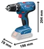 Bosch GSR 18V-21 Professional, Pištoľová vŕtačka, Čierna, Náhľad obrázku produktu 7