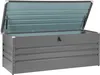 BELIANI Gartentruhe Grau Metall 600 L 165 x 70 cm Produktbild-Vorschau 1