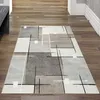 Moderner Teppich mit grafischem Muster in Beige, Grau und Produktbild-Vorschau 1