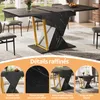 MODFU Table à Manger - Extensible avec Plateau Robuste et Voir les images du produit 6
