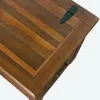 Coffre en bois massif 85x44x48 cm Malle de rangement Grand Voir les images du produit 3