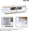 Merax TV Schrank 180x40x46cm, TV Lowboard für Fernseher bis Produktbild-Vorschau 5