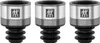 Three ZWILLING wine stoppers are displayed side-by-side against a white background. Produktbild-Vorschau