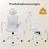 COLAMY Bürostuhl – Ergonomischer Bürostuhl mit Kopfstütze, Produktbild-Vorschau 5