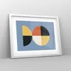 Gerahmtes Poster - Weißer Rahmen - Stück Geometrisch Rad - Produktbild-Vorschau 8