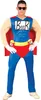 A man wearing a superhero costume. Produktbild-Vorschau