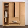 Kleiderschrank Innsbruck 221x231x61 cm in Fichte Weiß mit 4 Produktbild-Vorschau 1