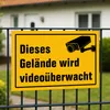 Schild Gelände videoüberwacht 20x30 cm VIDEO Kamera Produktbild-Vorschau 6