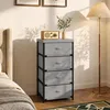HOMCOM Kommode mit 4 Schubladen, 42 x 32 x 80 cm, Produktbild-Vorschau 2