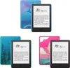 A collage of three Amazon Kindle Kids devices, each with a different decorative case, displayed against a white background. Voir les images du produit