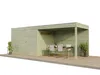 Gartenhaus Modell QB-Line 12,60 m² + 300 cm Anbau Produktbild-Vorschau 3