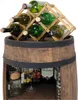 Dostępny z uchwytem na wino. Regał na wino – drewniana Podgląd zdjęcia produktu 6