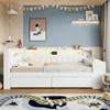 Merax dagbed 90x200 met 2 lades, USB-aansluiting, Productafbeelding-voorbeeld 2