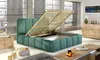 Polsterbett Doppelbett VERONA Set 1 Polyesterstoff Braun Produktbild-Vorschau 2