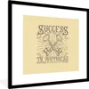 MuchoWow® MuchoWow® Gerahmtes Poster Schlüssel - Retro - Produktbild-Vorschau 1
