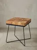 Quadratischer Beistelltisch Akazie, Industrial-Style, Produktbild-Vorschau 1
