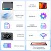A grid of product specifications and images for a tablet. Produktbild-Vorschau
